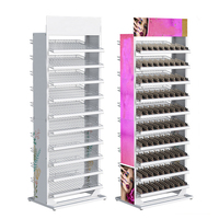 Présentoir de sol personnalisé support libre cosmétique maquillage soins de la peau vernis à ongles présentoir supports d'affichage pour magasin de vente au détail