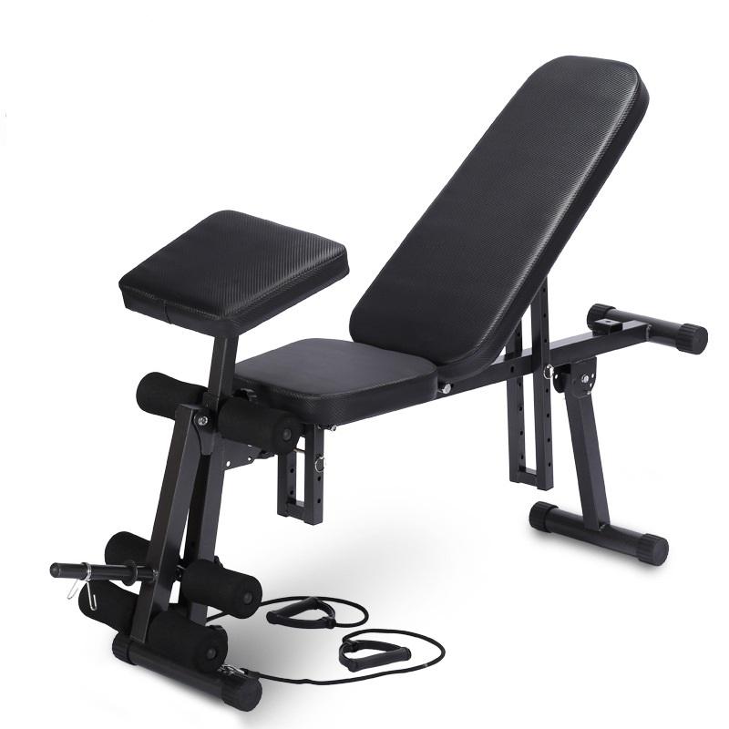 Multi-function Folding Dumbbell Stool Adjustable Bench