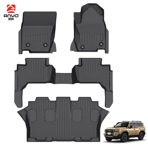 พรมเช็ดเท้าพื้นเสื่อเทอร์โมฟอร์ม3D พรมกันน้ำสำหรับ Toyota Land Cruiser <span class=keywords><strong>Prado</strong></span> 250เสื่อปูพื้นรถ2025 - Product Image 1