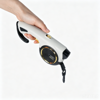 Laisse rétractable pour chien avec lumière LED, pour animaux de petite et moyenne taille, sécurité pour les promenades nocturnes