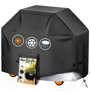 58 pouces 600D Oxford tissu PVC PU revêtement robuste <span class=keywords><strong>Barbecue</strong></span> Protection extérieur étanche Anti-UV BBQ Grill couverture - Product Image 1