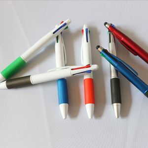 Stylo bille multifonctionnel en plastique en gros pour l'école et le bureau - Product Image 1