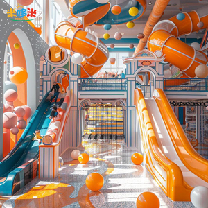 Chuyên Nghiệp Sân Chơi Trong Nhà Trẻ Em Thương Mại Khu Vực Chơi Slide Trong Nhà Sân Chơi Nhựa <span class=keywords><strong>Comercial</strong></span> Thiết Lập Cho Trẻ Em - Product Image 2