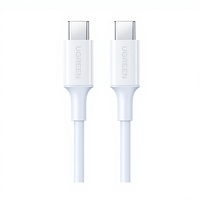 Cable de Datos USB-C a USB-C con Conectores de Cobre Estañado US264, Carga Rápida PD100W para iPhone 15 Pro, iPad, MacBook, Material PVC