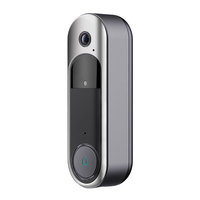 Nouvelle sonnette vidéo intelligente HD WiFi alimentée par batterie avec zoom optique 10x-20x, interphone sans fil pour la maison, stockage de données sur le cloud JIUBEI