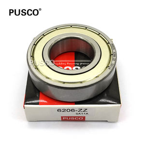 PUSCO <span class=keywords><strong>6206</strong></span> ZZ <span class=keywords><strong>C3</strong></span> Roulements à billes à gorge profonde à double blindage utilisés pour les moteurs, les champs de transport, la modification des bobines, la maintenance - Product Image 6