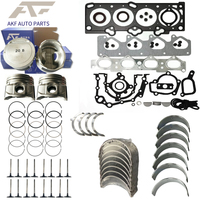 Car Engine G4GC Auto Engine Systems Overhaul Gasket Kit Piston & Parts Valve Main Connecting Rod Bearing Set for Hyundai 2.0L