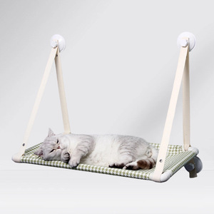 Cat window hammock, wall-mounted suction cup cat bed, hanging bed, high-altitude observation deck, pet cat bed, sleeping and - Product Image 1