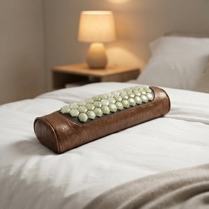 Almohadas y Cojines Jade, Almohada Ergonómica de Espuma Viscoelástica, Masajeador de Cuello y Hombros, Almohada Ergonómica de Soporte Lumbar para Alivio del Dolor - Product Image 1