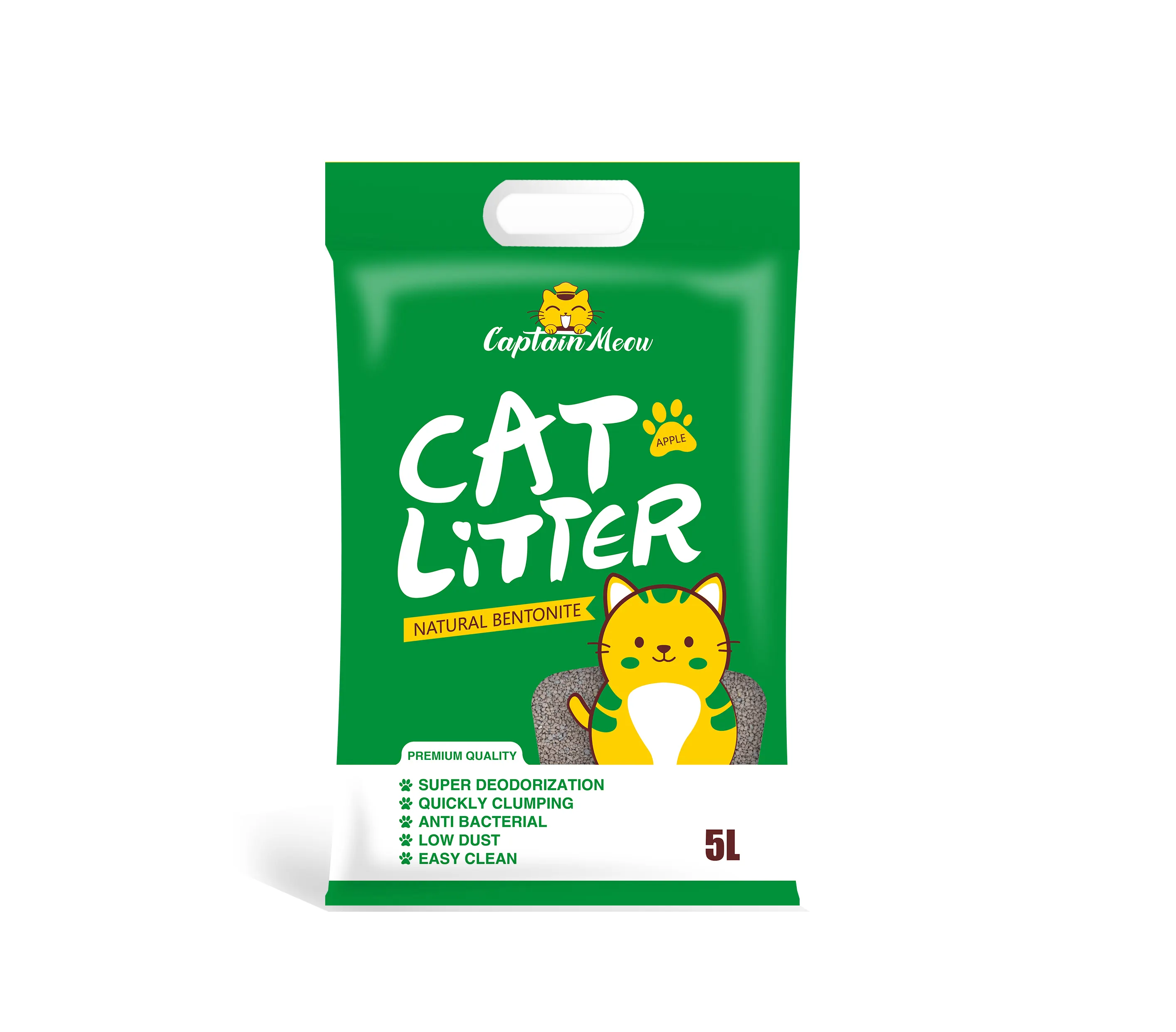 manufacturer ball shape bentonite cat litter factory in China premium bentonite resources 1-3.5mm best sales product in market