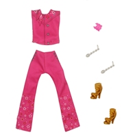 Nouveauté 30 cm 11-12 pouces 1/6 Poupée féminine Ensemble de vêtements pour poupée Robe Pantalon pour poupée à l'échelle 1/6