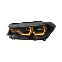 Feux de jour LED modifiés SJC Auto Triple Couleur pour BMW M5 F90 Série 5 G30 G38 2018-2020 Ambre/Jaune/Blanc Accessoires de voiture