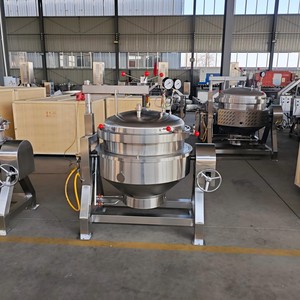 Olla industrial de alta velocidad para sopa <span class=keywords><strong>Minestrone</strong></span>/Chowder de almejas con mezclador de cocción para la venta - Product Image 4