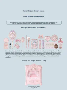 Kit de maquillage tout-en-un <span class=keywords><strong>Flower</strong></span> <span class=keywords><strong>Knows</strong></span> Bunny Garden, coffret cadeau, outils de maquillage élégants pour femmes, cosmétiques professionnels - Product Image 6