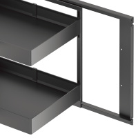 Galaxy Fanke Series Panier en aluminium Organisateur de garde-manger Tiroir coulissant Magic Corner Accessoires pour armoires de cuisine