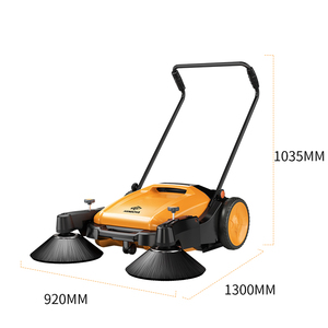 Barredora Manual Industrial <span class=keywords><strong>de</strong></span> Plástico <span class=keywords><strong>de</strong></span> 55L, sin Motor, para Limpiar Calles y Carreteras - Product Image 6