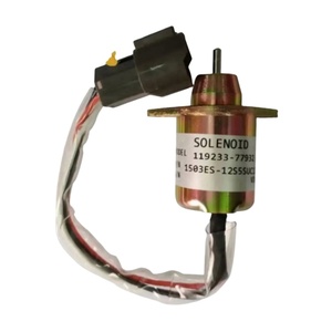 119233-77932 1503ES-12S5SUC12S 3TNV74F วาล์วโซลินอยด์หยุดเครื่องยนต์ 113233-77932 โซลินอยด์ปิดระบบเชื้อเพลิงสำหรับรถขุด JD17G - Product Image 4