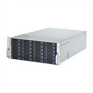 4U Hot-Swap Rack-<span class=keywords><strong>Server</strong></span> <span class=keywords><strong>24</strong></span>-Festplatten-Speichergehäuse mit Lüfter ATX CRPS Redundante Stromversorgung EATX Motherboard-Steckplatz Vorrätig - Product Image 1