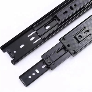 Thép không gỉ hiện đại ngăn kéo theo dõi ba phần im lặng hướng dẫn đường sắt phụ kiện phần cứng dày đệm Ngăn kéo trượt đường sắt - Product Image 1