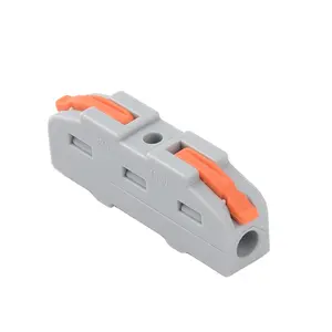 Jinghong Hot selling Connector Universal Compact Push in Wire Quick Connectors electric terminal block Lever Wiring Connectors