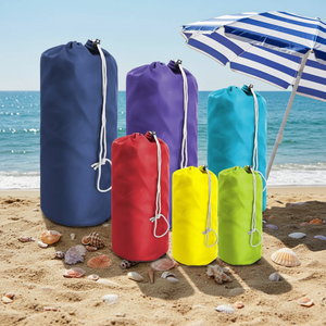 <span class=keywords><strong>BeeGreen</strong></span> Paquete de 6 Bolsas de Poliéster para Mochila, Plegables, Ligeras, con Cordón y Solapa Protectora contra el Polvo - Product Image 2
