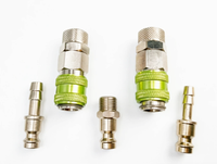 Raccord pneumatique compact à haut débit de type UE, série G1/8 BSP Mini Rectus 21, prix usine OEM, coupleur rapide