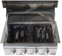 Gril de barbecue commercial en acier inoxydable de haute qualité gril intégré gril de barbecue à gaz extérieur pour l'utilisation d'équipement de cuisine