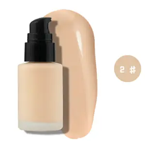 ขายส่งฉลากส่วนตัวได้อย่างมีประสิทธิภาพWhitening Liquid Foundation 8 สีFull Coverageคอนซีลเลอร์