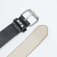 Ceinture en cuir cloutée Y2K style punk rock avec rivets pyramidaux pour femme – Vente en gros