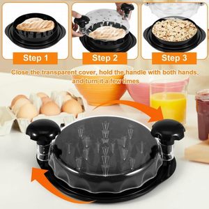 New 9.84-Inch High Quality Eco-Friendly Plastic Portable Multi-Color Chicken Shredder Tool Transparent Anti-Slip Lid Kitchen - Product Image 2