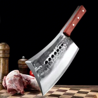 Couteau de chef en acier forgé à la main série 4Cr, pour hacher les os, couper les légumes/viandes, lame de 19 cm, design moderne et simple, Guangdong