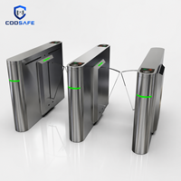 Barrière de contrôle d'accès intelligente anti-collision, sans balais, en acier inoxydable, multi-mode, pour écoles, usines et dispositifs de gestion des présences personnelles