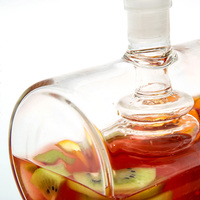 Narguilé Haute Qualité Premium Fruit Design Verre Type Droit Écologique pour Bar Miroir Fait Main Fumer Verre Type Libre