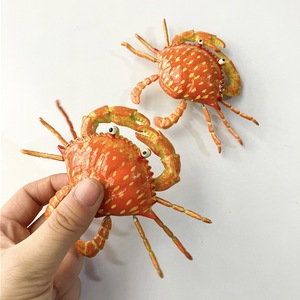 Dễ thương mô phỏng cua hình dạng nhựa tủ lạnh nam châm chân tay di chuyển sơn động vật tủ lạnh dán trang trí nhà - Product Image 3