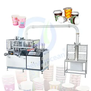 New Design Korean Manufacture Soil Paper Disposal Cup Make Machine for Use and Throw Coffee Cup
