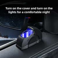 Cendrier de voiture métallique portable et détachable ROHUA RH-DGQCYHG de haute qualité avec couvercle coulissant pour grille d'aération, kit intérieur individuel