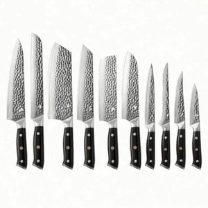 Couteau de Chef Professionnel en Acier Damas de 8 Pouces, Écologique, Ambidextre, Lame Personnalisée en Acier Inoxydable Carbone 67 Couches pour Cuisine - Product Image 2