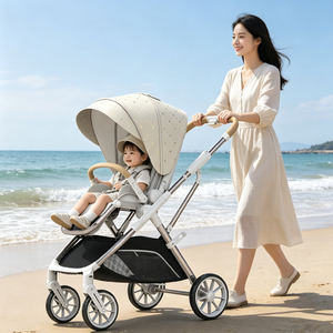 Vehículo Infantil Todoterreno JXB con Ruedas de Goma Reversibles de 2 Vías, para Sentarse y Recostarse, de Recién Nacido hasta 6 Años - Product Image 1