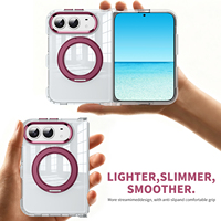 Accessoires de téléphone magnétiques de haute qualité pour iPhone Duo, support magnétique transparent et robuste, coque de téléphone pour iPhone 18 Fold