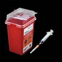 JCMED 510k Conteneur médical tranchant Conteneurs en plastique pour objets tranchants et à risque biologique Petits conteneurs à poubelle tranchants