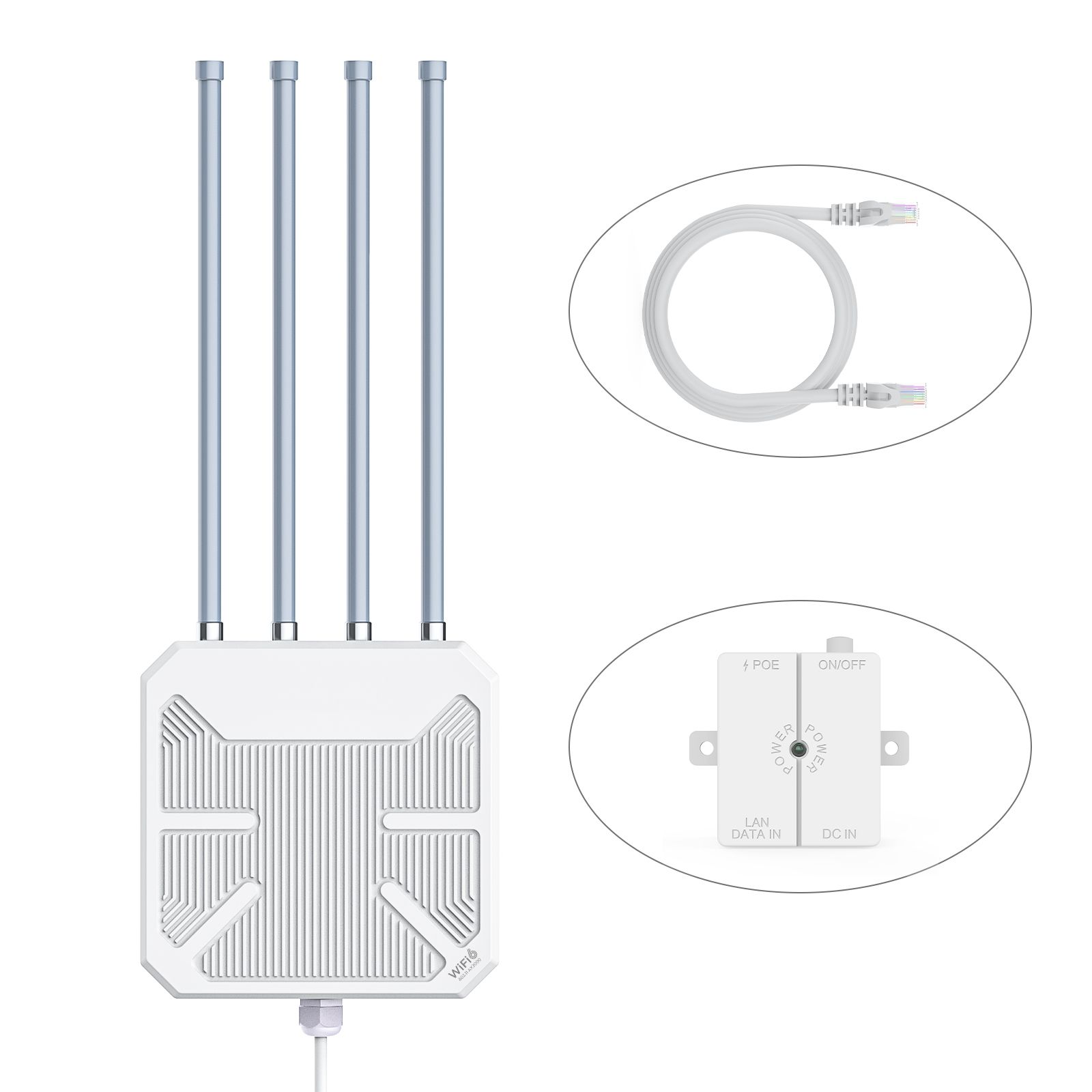 WiFi AX3000 Punto de acceso al aire libre Enrutador inalámbrico