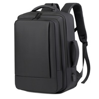 Sac à dos promotionnel multifonctionnel pour ordinateur de bureau Nouveau cuir imperméable avec port de charge extensible