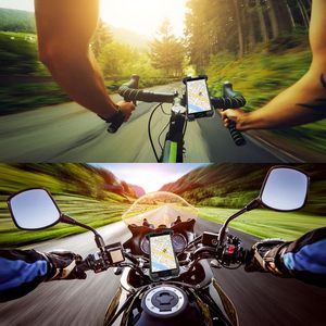 Soporte de Bicicleta Ajustable con Rotación de 360 Grados, Absorbente de Impactos, Compatible con Manillares de Bicicleta y Motocicleta - Product Image 4