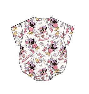 赤ちゃんジャンプスーツ赤ちゃん用ファッションデザインバブル竹カスタムプリントジッパー付き - Product Image 3