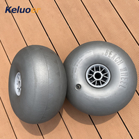 Chariot de plage de haute qualité Kayak Dolly Pneu gonflable de 16 pouces