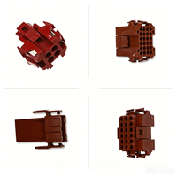 185308-1 Bloc de bornes à 9 positions, prises femelles 0,200 po (5,08 mm) 180 °   Suspension libre (en ligne)
