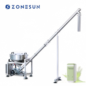 ZONESUN ZS-SLJ3 Spices Protein Powder Inclined Industrial Helical Hopper <b>Spiral</b> Auger Feeding Machine for Powder Filler Machine - Product Image 1
