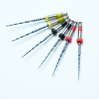 Limas rotativas de activación de calor NITI azul dental Limas dentales E + Limas