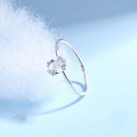 Bague de fiançailles pour femme en argent sterling 925 avec diamant ovale de 1 carat, moissanite certifiée GRA, bijoux fins