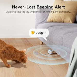 Para Cheerble Interativo Recarregável Indoor Pet Toy Blue <span class=keywords><strong>Cat</strong></span> Wicked Mouse Automático Em Movimento Kitten Toy Cauda Feito Plástico Durável - Product Image 6